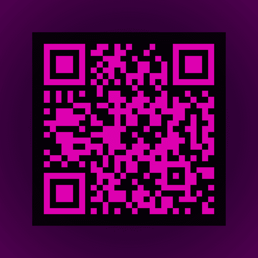 Neon Glow QR style preview